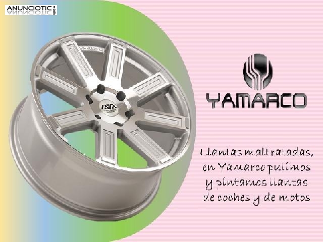 Llantas da&ntilde;ada visita a yamarco sport