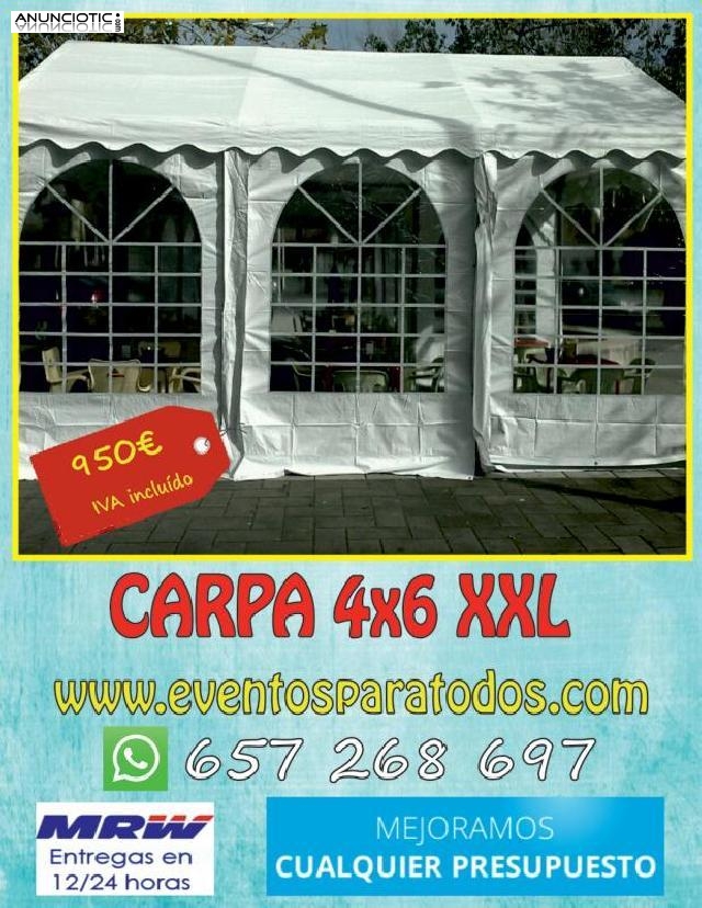 Carpas con lona 550gr ign&iacute;fuga