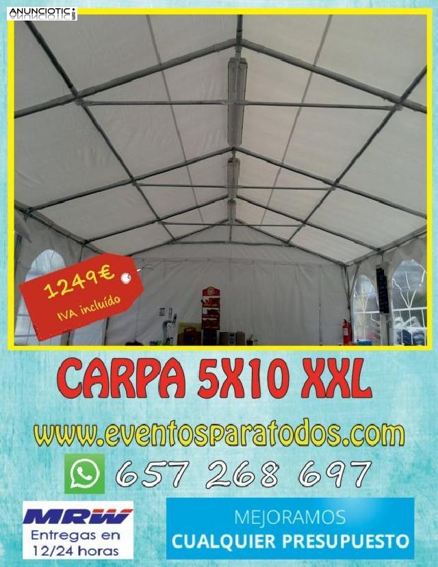 Carpas con lona 550gr ign&iacute;fuga