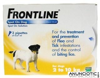 Frontline Spot On perros 2-10 kg protección total