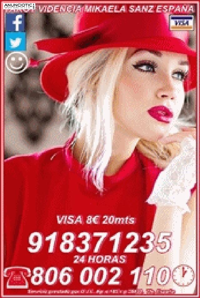 cimplemente tarot espa&ntilde;ol Mikaela Sanz 918 371 235 desde 5� 15 mts, 8� 20mt
