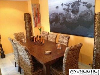 Precioso apartamento a pie de playa a 10 pasos del mar con acceso a una peque&ntilde;a cala.