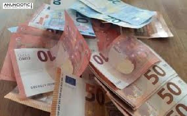 oferta de pr&eacute;stamo de dinero R&aacute;pido y fiable