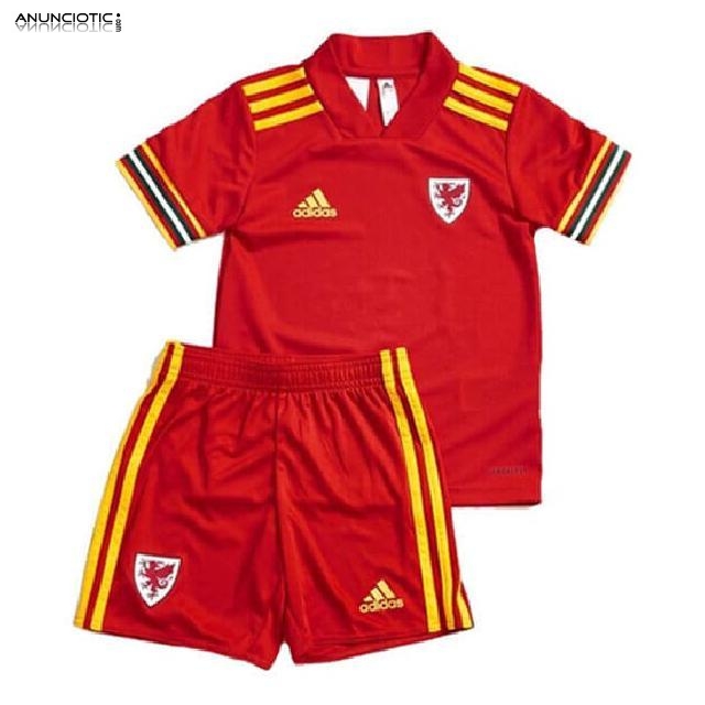 camisetas de f&uacute;tbol Gales baratas 2020
