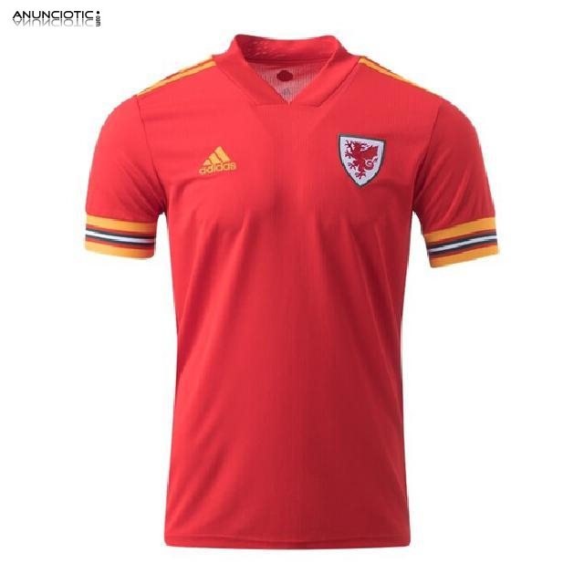 camisetas de f&uacute;tbol Gales baratas 2020