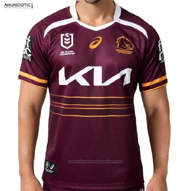Camiseta Brisbane Broncos Rugby 2025 Local