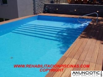 Reparación de piscinas - Ofertas - Liner - Gresite - Construcción