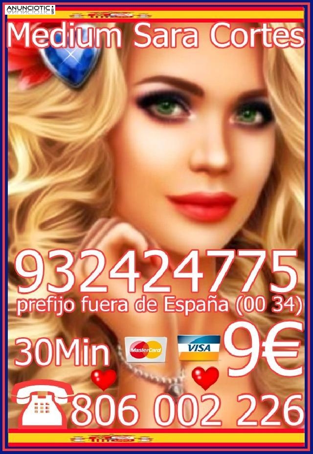 Tarot  Sara Cortes 932 424 775  desde 4� 15 min, 7� 20mts 9� 30mts. 60M 20 