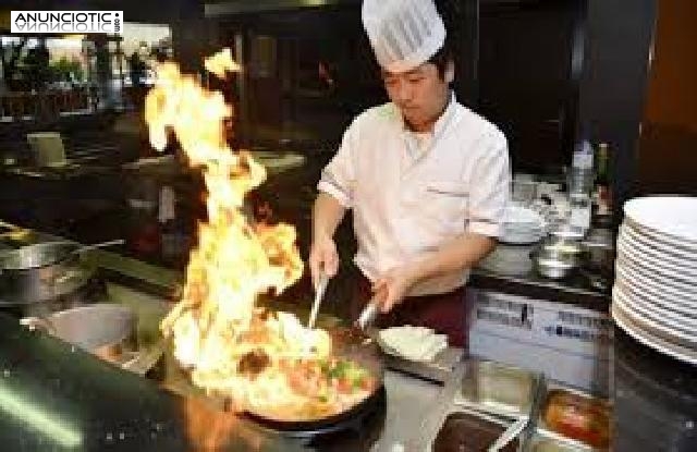 CURSO COCINERO PROFESIONAL con pr&aacute;cticas, matr&iacute;cula GRATIS.