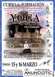 15 y 16 MARZO 2014 Inicio Curso de Formaci&oacute;n de Instructores de YOGA en Granada