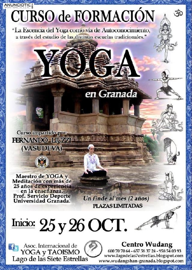 Formaci&oacute;n Instructores de Yoga en Granada. Inicio: 25-26 OCT 2014