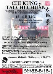 Curso Verano 12-15 julio 2012 Chi Kung y Tai Chi Chuan