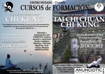 20-21 OCT. 2012 Inicio Cursos de Formación de CHI KUNG y/o de TAI CHI en Granada.