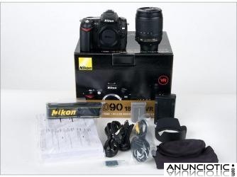 Nikon D90 cámara digital con lente 18-135mm ... $ 520