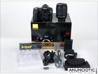 Nikon D90 c&aacute;mara digital con lente 18-135mm ... $ 520