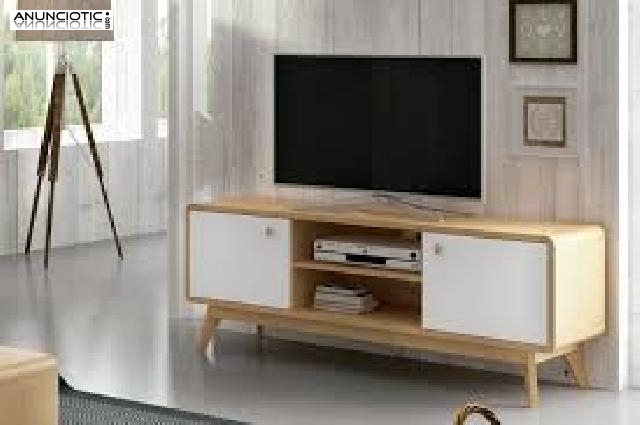 Mesa tv estilo n&oacute;rdico