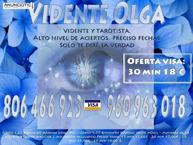 Vidente Olga  960963018  solo la verdad ,autentica profesional