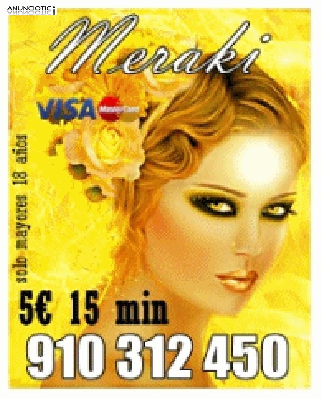 Tarot Visa  Meraki 7� 20 min. Dec&iacute;dete a descubrir tu destino en una sola l