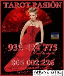 Tarot econ&oacute;mico Pasi&oacute;n Visa desde 5� 10 mtos,10 �  30 min