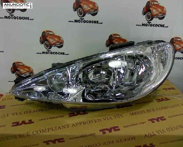 Faro izquierdo de peugeot - 206