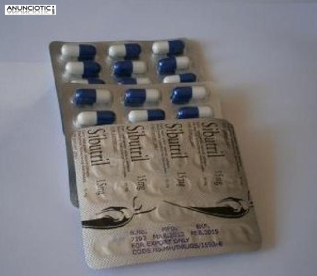Sibutril 15mg (Sibutramina Meridia) 30 C&aacute;psul