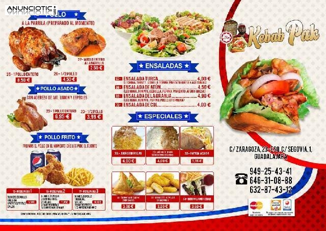 Grandes ofertas familiares en Kebab Pack