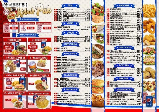En Kebab Pack Tenemos el mejor menu familiar