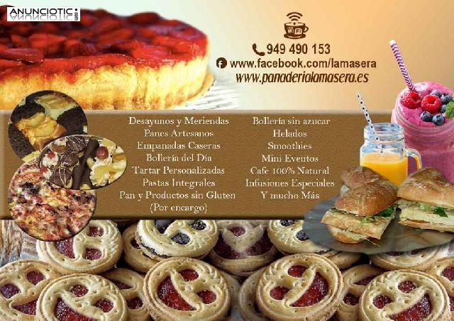 Tartas en Panadería La Masera