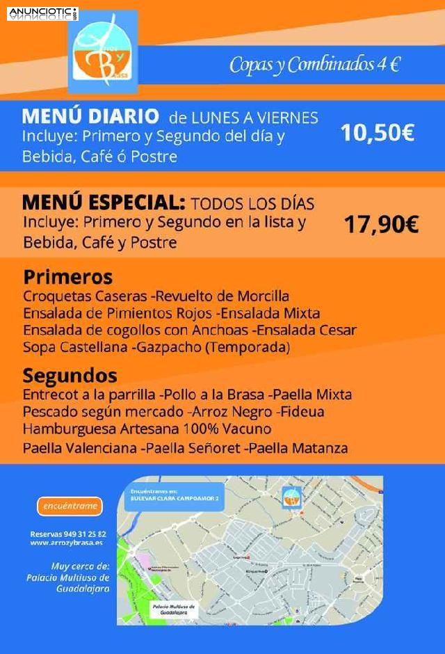 Ven y deleitate con nuestro men&uacute;.