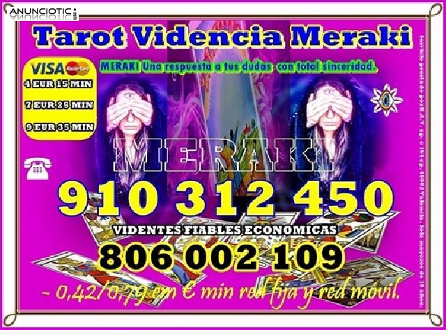 oferta Tarot Visa 4� 15min. 910312450 Las 24 horas