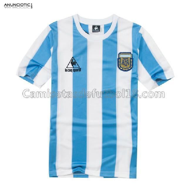 camiseta retro Argentina 1978 1&ordf; equipaci&oacute;n
