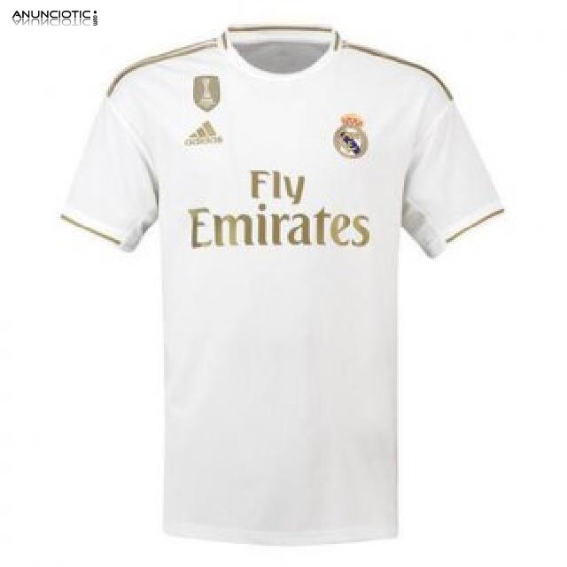 Camiseta de f&uacute;tbol del Real Madrid baratas