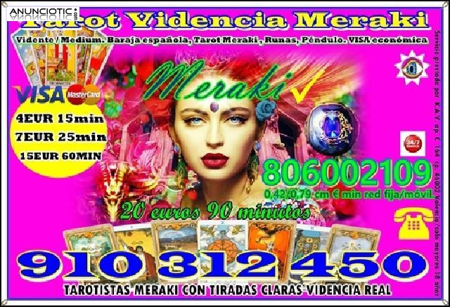 Promoci&oacute;n Visa  4 � 15 min. 9� 35min. 910 312 450 Especialistas del Tarot y