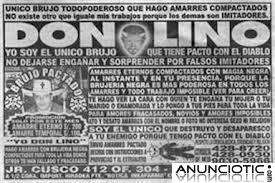 &Uacute;NICO BRUJO PACTADO CON LA MESA NEGRA 