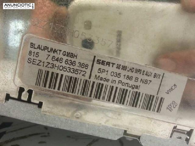 Sistema audio radio cd altea xl a&ntilde;o 2009