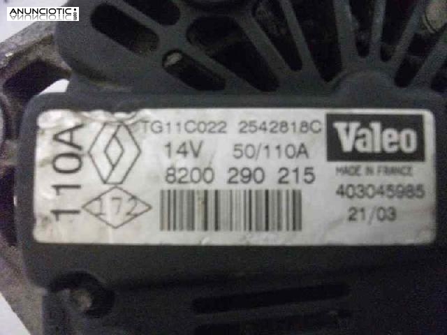 Alternador 251039 de renault