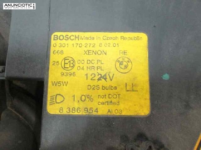 Faros de bmw serie 7 2001