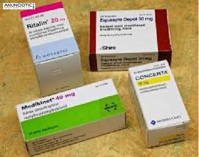 Concerta 30 C&aacute;psulas Adderall Xanax Percocet Mdma Rohypnol