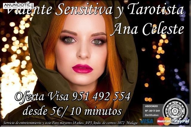Vidente Sensitiva y Tarotista Profesional del Amor Espa&ntilde;ola