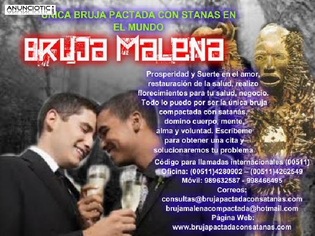 UNICA BRUJA QUE REALIZA AMARRES PACTADOS  MALENA