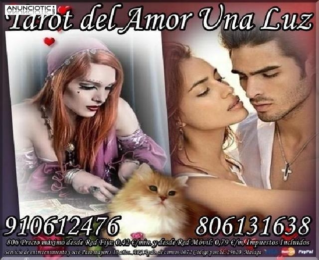Tarot del Amor UNA LUZ Visa desde 7�/15m