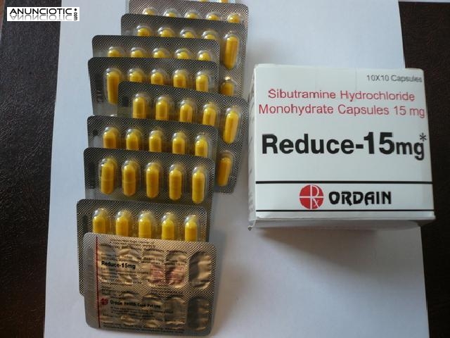 Reduce 15mg (Sibutramina Meridia) 30 C&aacute;psulas