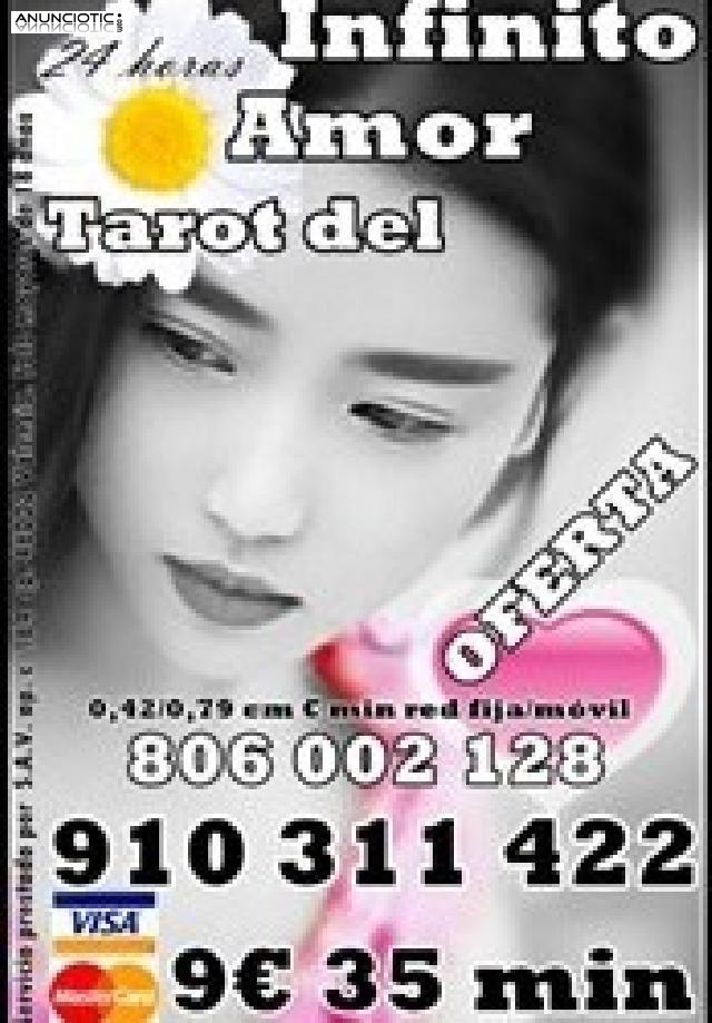 TAROT DEL AMOR INFINITO VISA 6 � 20min  910311422 / 806 002 128  0,42/0,7