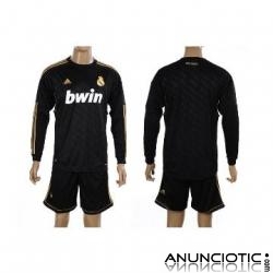 Real Madrid camiseta de manga larga negro 2011/2012