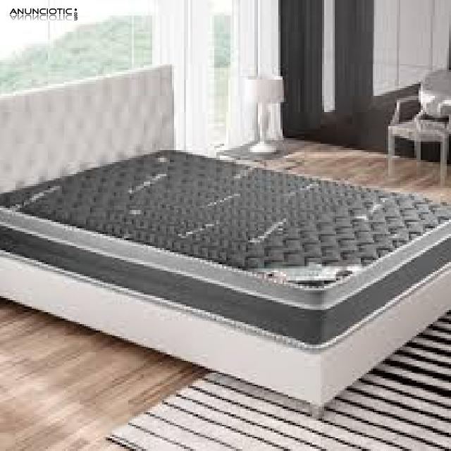 NUEVO Colch&oacute;n Memory Lux, viscoel&aacute;stica con carbono activo