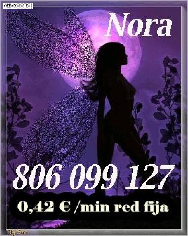 Tarot de Nora: 806 099 127. Tarot barato a 0.42�/min .
