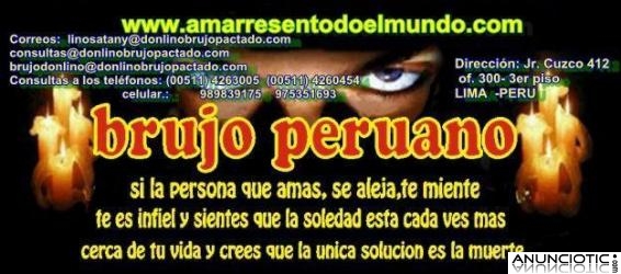 �  BRUJO PACTADO EXPERTO EN REALIZAR AMARRES Y HECHIZOS -BRUJO  DON LINO