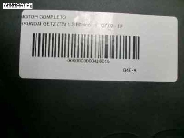 418015 motor hyundai getz (tb) 1.3