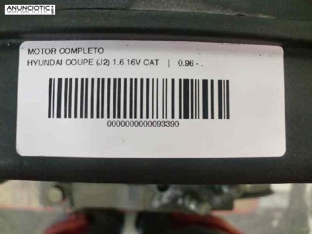 93390 motor hyundai coupe (j2) 1.6 16v