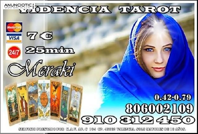 Tarot telef&oacute;nico 4 euros X  15min. 910312450 -806002109